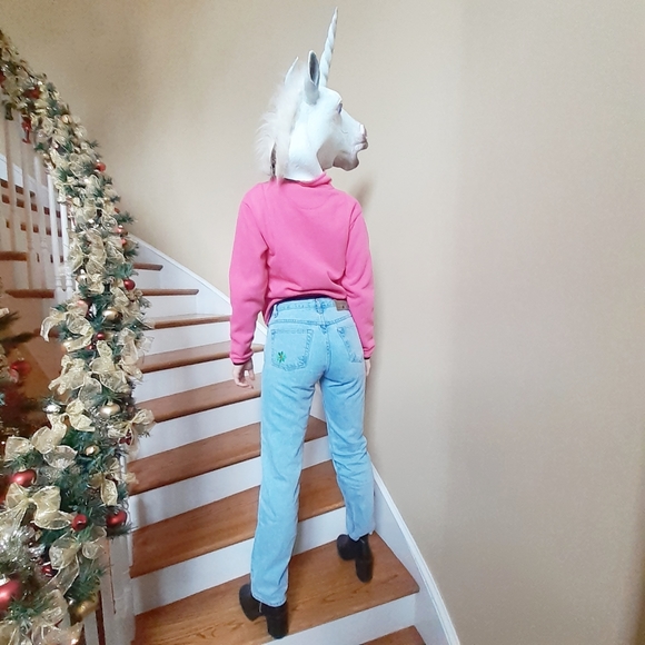 VTG AE Supply Co Dungarees Button Fly Jeans 2 Reg - Picture 4 of 8